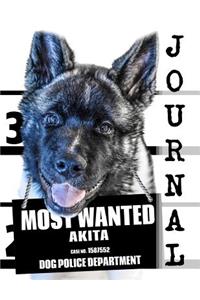 Most Wanted Akita Journal