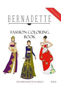 BERNADETTE Fashion Coloring Book Vol. 5: Dresses inspired by national costumes