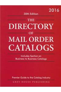 Directory of Mail Order Catalogs, 2016