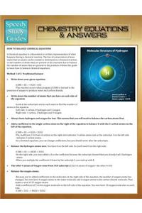Chemistry Equations & Answers (Speedy Study Guides)