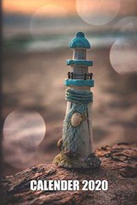 Sea love Baltic Sea North Lighthouse Calendar 2020