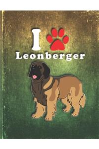 Leonberger: Dog Journal Notebook for Puppy Owner Undated Planner Daily Weekly Monthly Calendar Organizer Journal