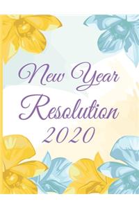 2020 New Year Resolution