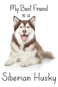 My best Friend is a Siberian Husky (Squared Paper)