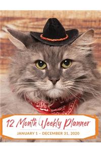 12 Month Weekly Planner