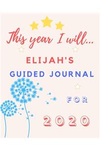 This Year I Will Elijah's 2020 Guided Journal