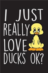 I Just Really Love Ducks Okay?