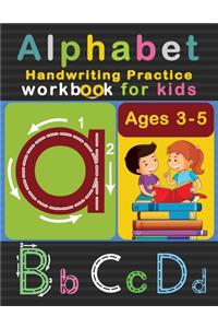 Alphabet Handwriting Practice Workbook for Kids Ages 3-5
