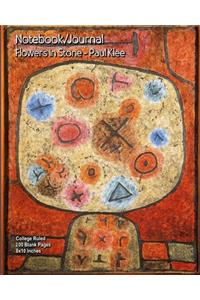 Notebook/Journal - Flowers in Stone - Paul Klee