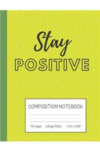 Inspirational Quote Composition Notebook