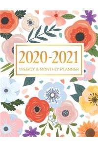 2020-2021 Weekly & Monthly Planner