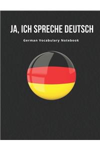 German Vocabulary Notebook
