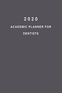 2020 Academic Planner For Dentists