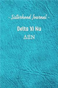 Sisterhood Journal Delta Xi Nu