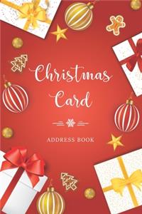 Christmas Card Address Book