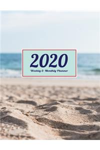 2020 Planner Weekly & Monthly 8.5x11 Inch