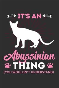 It's A Abyssinian Thing You Wouldn't Understand