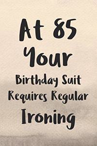 At 85 Your Birthday Suit Requires Regular Ironing