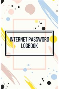 Internet Password Logbook-Small Size Alphabetical Password Notebook Organizer-5.5