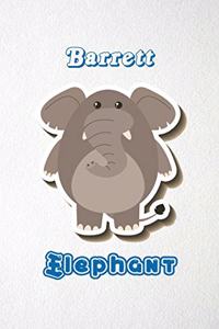 Barrett Elephant A5 Lined Notebook 110 Pages