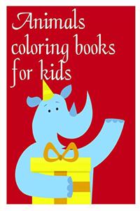 Animals coloring books for kids