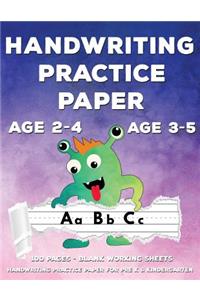 Handwriting Practice Paper