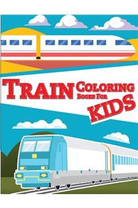 Train Coloring Book for Kids