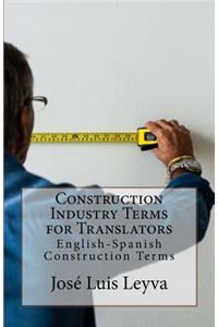 Construction Industry Terms for Translators