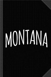 Cute Montana Journal Notebook