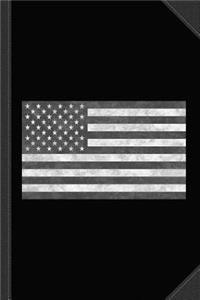 Tactical USA Flag Vintage Journal Notebook