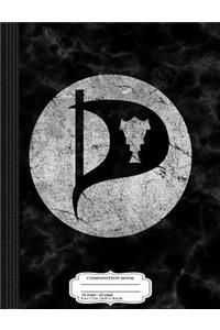Vintage Pirate Party Composition Notebook