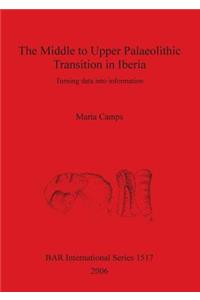 Mid - Upper Palaeolithic Transition in Iberia: Turning data into information