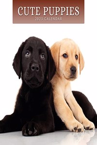 CUTE PUPPIES 2023 SQUARE WALL CALENDAR