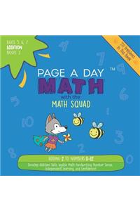 Page a Day Math Addition Book 2: Adding the Number 2 to Numbers 0-12
