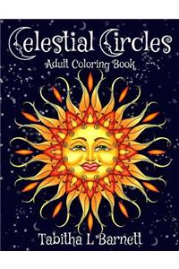 Celestial Circles: Sun, Moon, Stars and planets Mandala Coloring Book