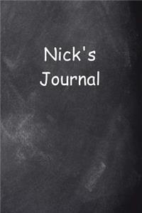 Nick Personalized Name Journal Custom Name Gift Idea Nick