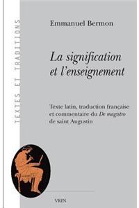 La Signification Et l'Enseignement