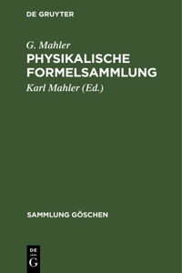 Physikalische Formelsammlung