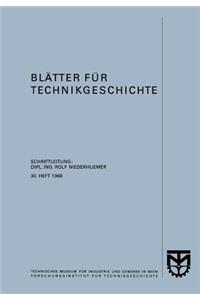 Blätter Für Technikgeschichte