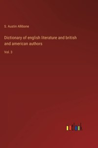 Dictionary of english literature and british and american authors