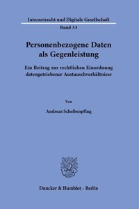 Personenbezogene Daten ALS Gegenleistung