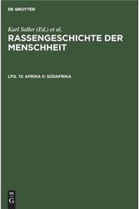 Afrika II: SÃ¼dafrika: Human Biological History of Southern Africa. Le Peuplement de Madagascar