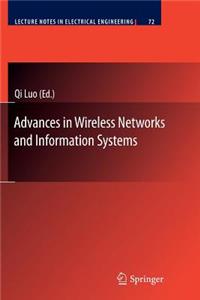 Advances in Wireless Networks and Information Systems