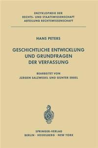 Geschichtliche Entwicklung Und Grundfragen Der Verfassung