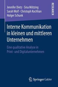 Interne Kommunikation in Kleinen Und Mittleren Unternehmen