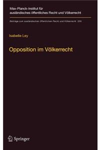 Opposition im Völkerrecht