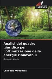 Analisi del quadro giuridico per l'ottimizzazione delle energie rinnovabili