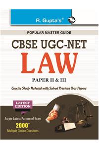 CBSE-UGC-NET: JRF and Assistant Professor Law (Paper II & III) Exam Guide
