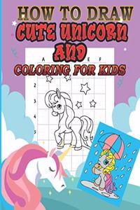 How To Draw Cute Unicorn and Coloring