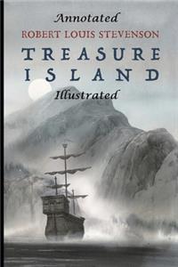 Treasure Island The Annotated & Illustrated Children Book